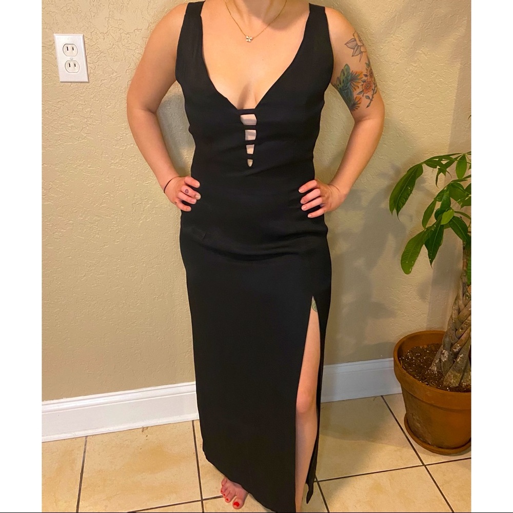Vintage Black Cage Dress